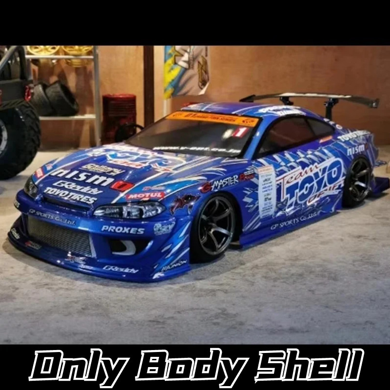 TY15 Silvs S15 GP complete 1/10 1:10 drift RC PC body shell 195width paint body with lampshade drift