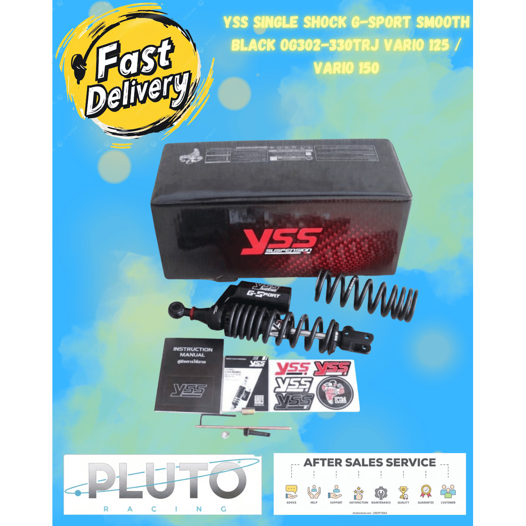 SHOCK YSS G SPORT VARIO 125 VARIO 150 BLACK EDITION 330mm SHOCKBREAKER