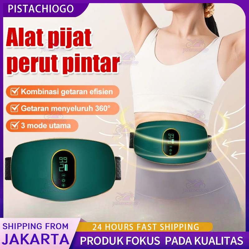 Sabuk Pembakar Lemak / Alat Pembakar Lemak Perut / Alat Pijat Perut / Alat Pijat Penggetar Lemak Cer