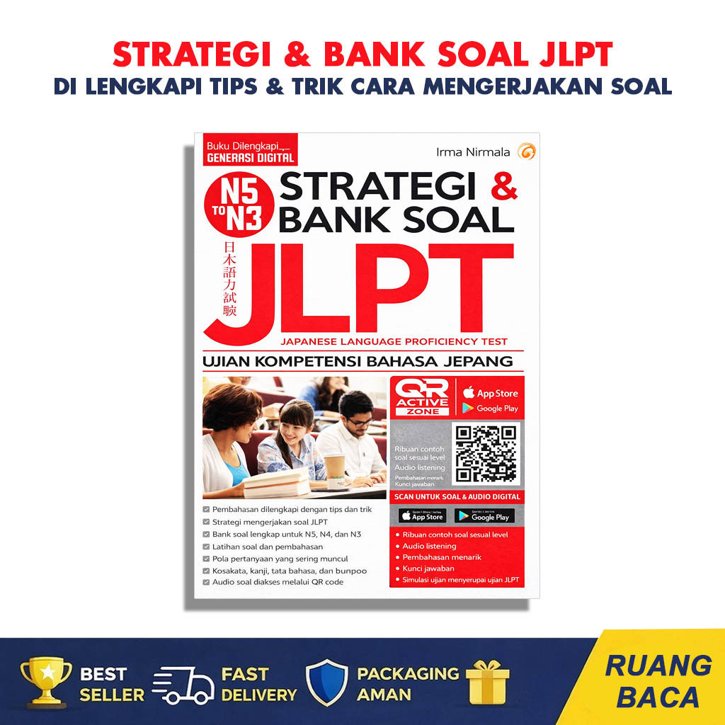 Buku Strategi & Bank Soal JLPT N5 To N3