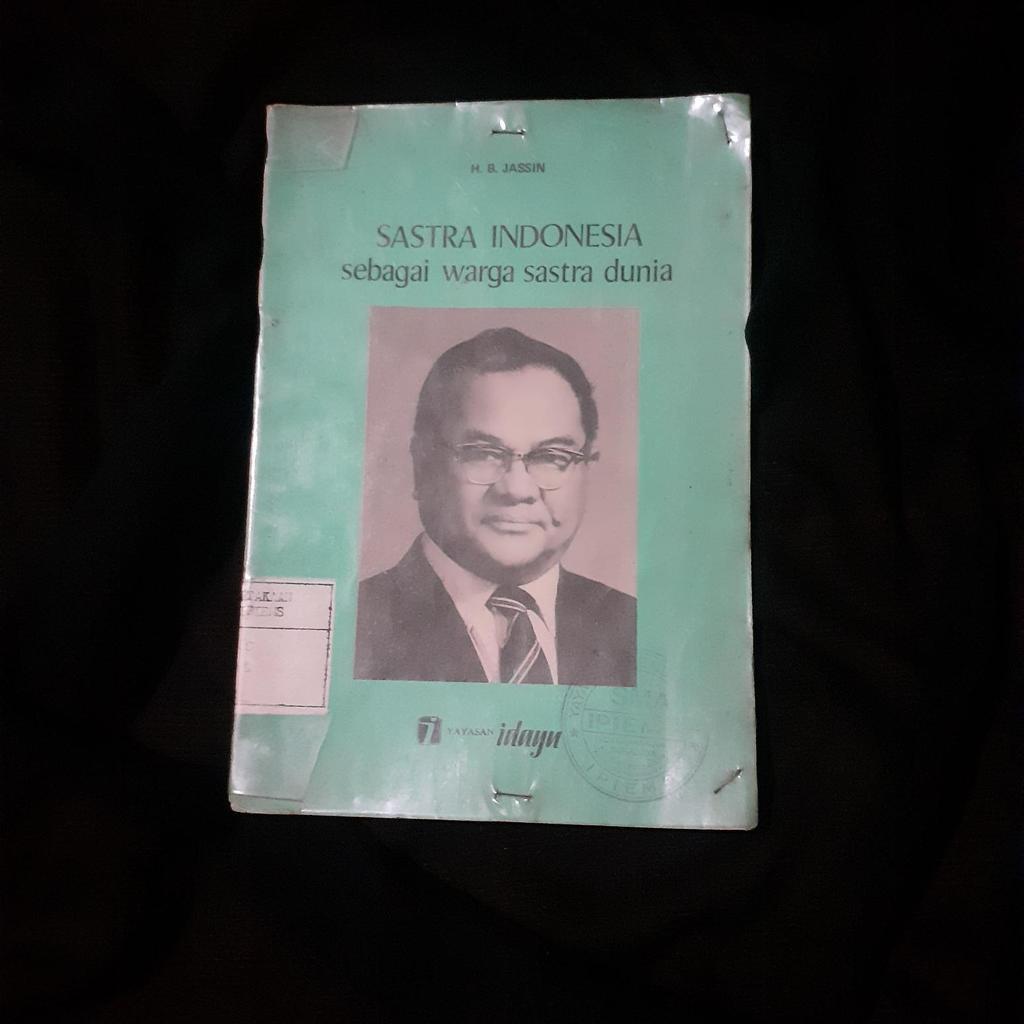 Sastra Indonesia Sebagai Warga Sastra Dunia : HB Jassin