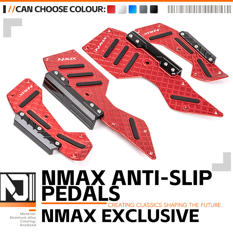 For YAMAHA NMAX155 N-MAX155 Nmax155 2020-2024 2023 2022 2021 Footrest Foot Pedal Footboard Foot Plat
