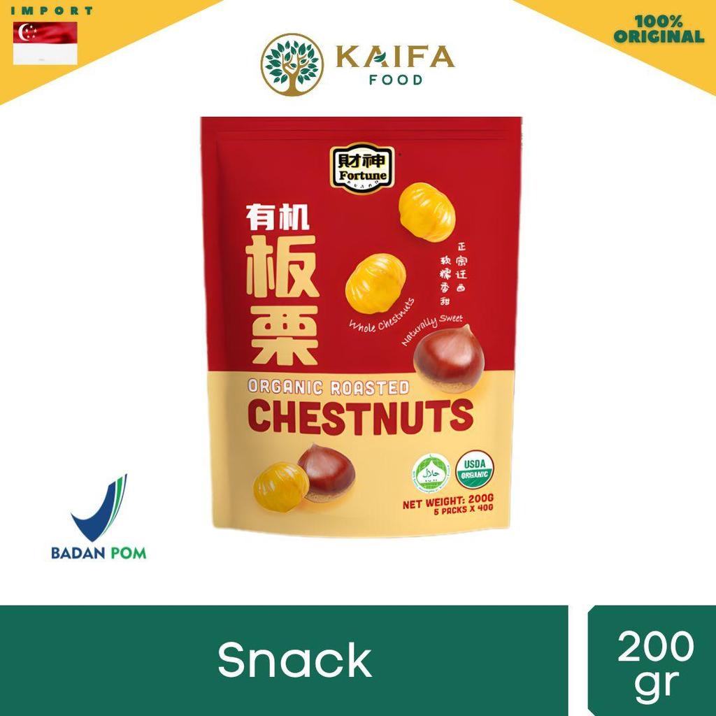 Hosen Fortune Organic Roasted Chestnut - Kacang Chestnut Panggang