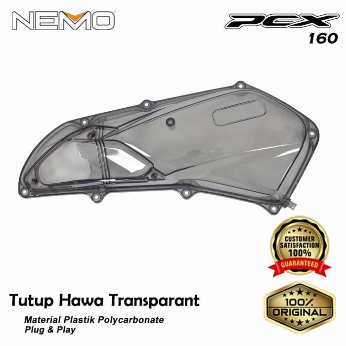 Cover Tutup Filter Hawa Transparant Rayben Smoke New Pcx 160