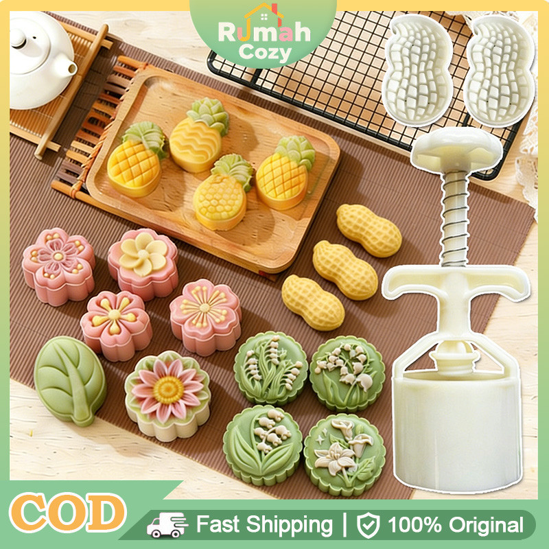 30/50g Cetakan Kue Kacang Tanah Bentuk Kue Nanas Cetakan Nastar Nanas Mooncake Mould Pineapple Pastr