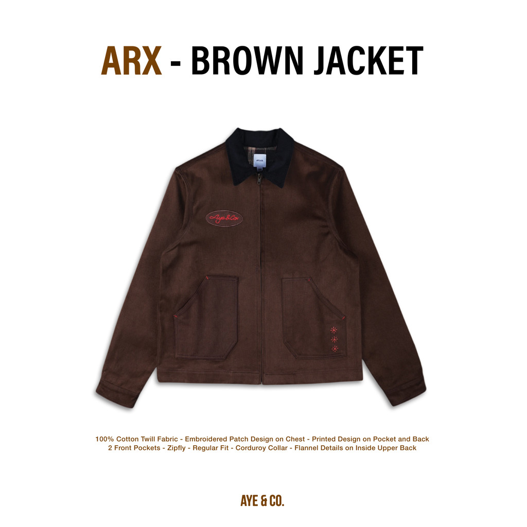AYE & CO - Arx Brown Work Jacket