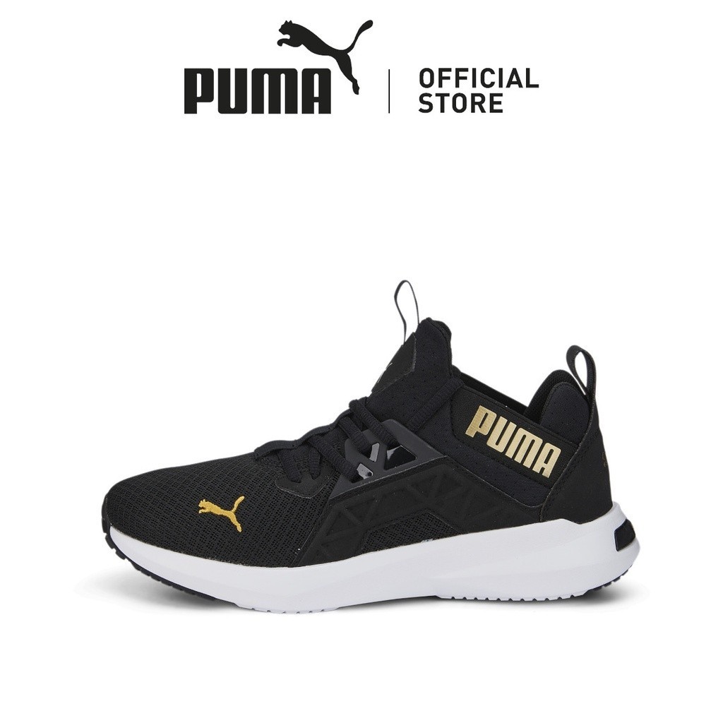 PUMA Sepatu Lari Wanita Softride Enzo NXT Puma Black-Puma Team Gold, Women’s Running Shoes