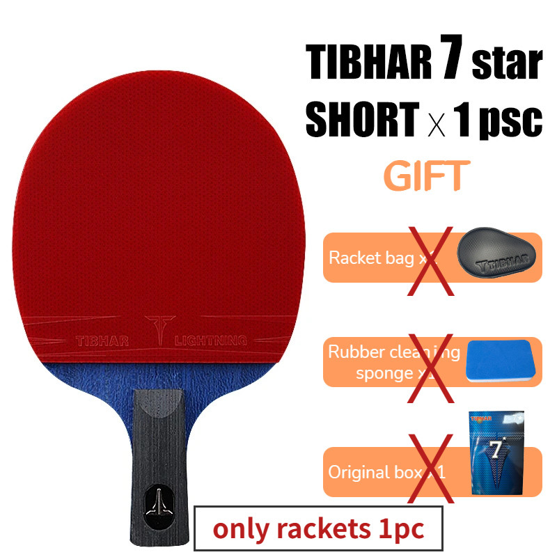 TIBHAR 9star Table Tennis Racket 6 7 8 Sticky Rubber Pimples-in Ping Pong Rackets Hight Quality Blad