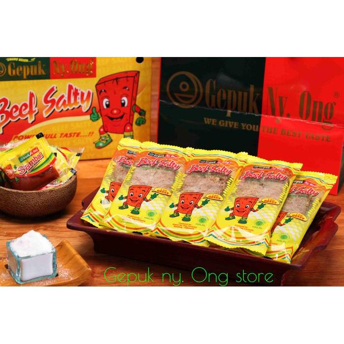 Gepuk Ny. Ong rasa beef salty ( khusus  dan  )