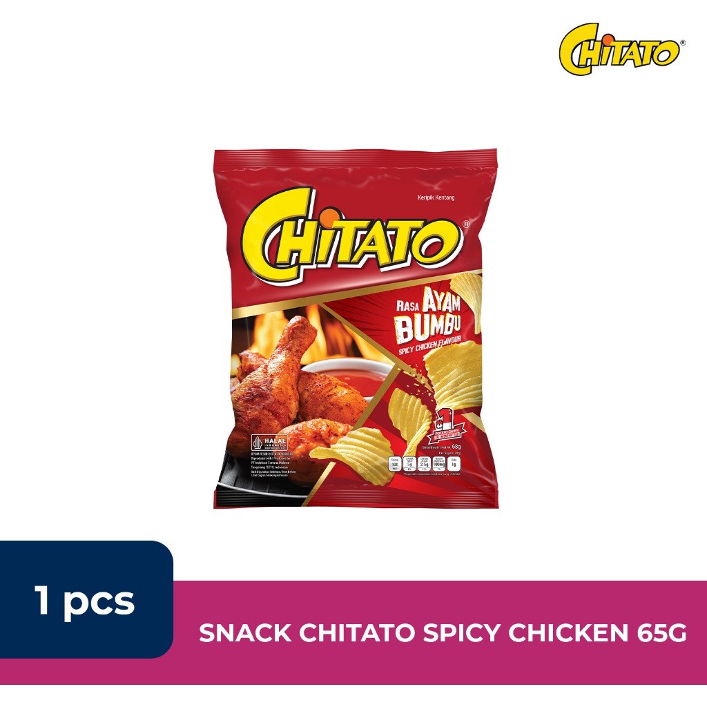 SNACK CHITATO Spicy Chicken 65G PAKET SEMBAKO MURAH JAJANAN ANAK HARGA GROSIR TERLENGKAP