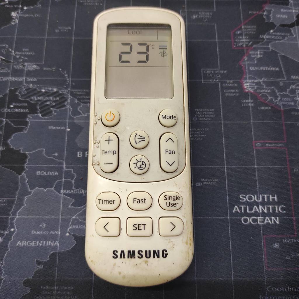 ( BEKAS ) ( FUNGSI NORMAL ) REMOT AC SAMSUNG