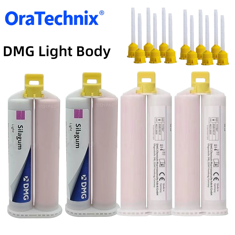 50ML DMG Silagum Light Weight  Ink Box Permanent Denture Liner Partial Implant Fixed Restoration Den