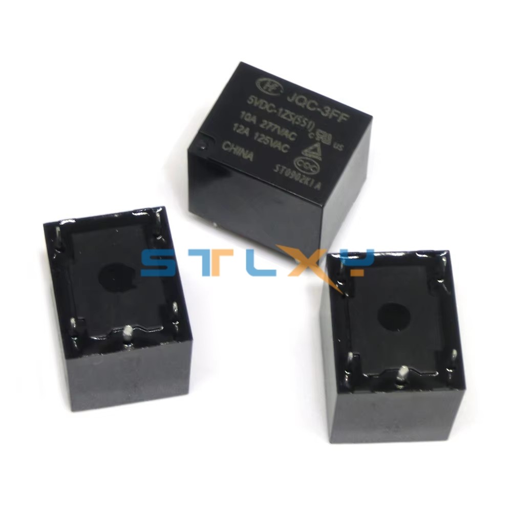 5PCS Relay HF3FF-JQC-3FF- 5VDC-1ZS 12VDC-1ZS 24VDC-1ZS(551) DIP5 1HS 4PIN 5V 12V 24V DC