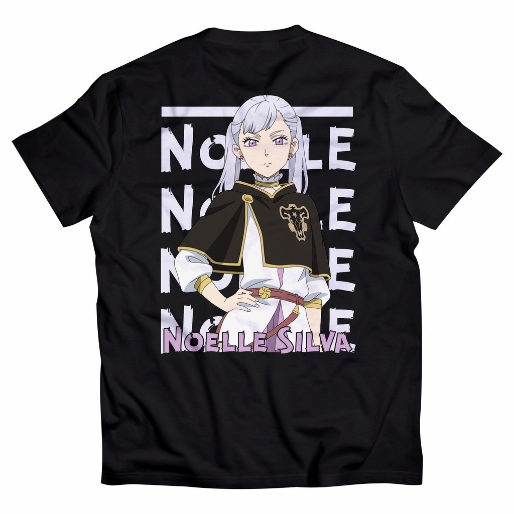 Baju Anime BLACK CLOVER NOELLE Kaos Anime KEREN
