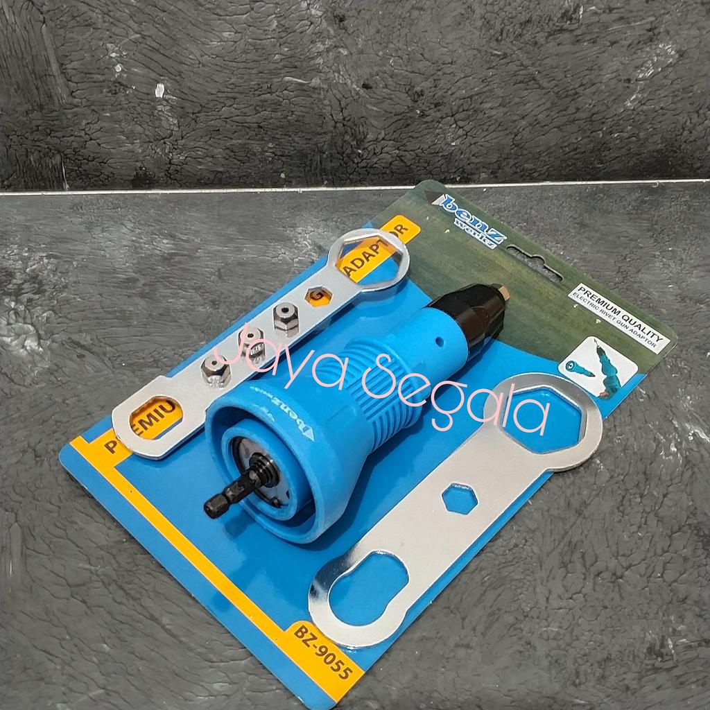 Adaptor rivet gun elektrik Adaptor bor rivet Adapter paku rivet bor