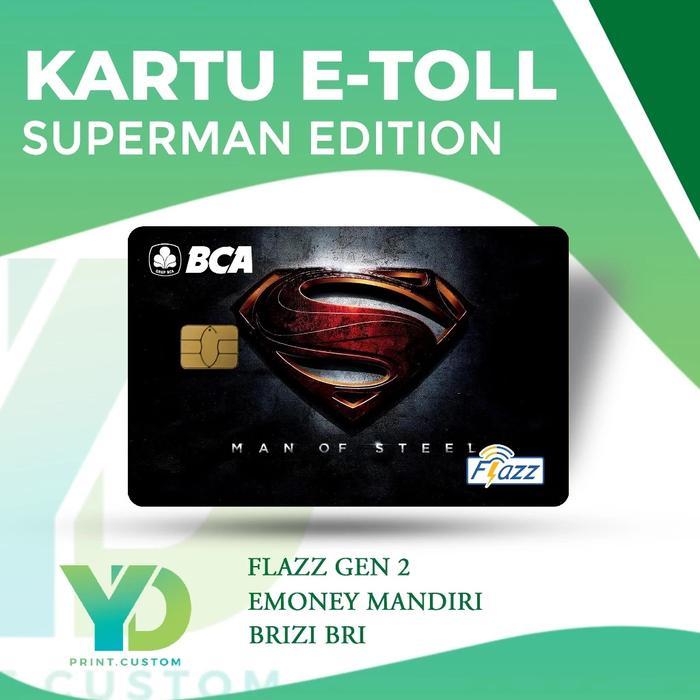 Kartu e toll Kartu Flazz BCA Gen 2 Edisi Superman - Superman 1, Flazz BCA Gen 2