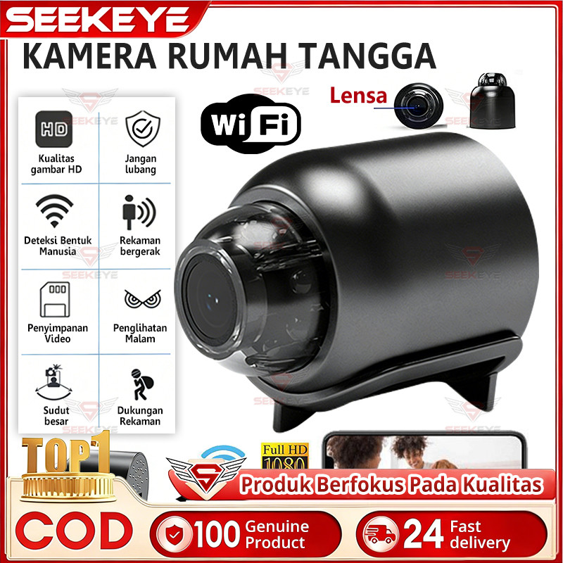 KS Wifi Kamera Cctv Mini Tersembunyi Wide Angle CCTV Cctv Bentuk Penyamaran Mini Bluetooth Hidden Ca