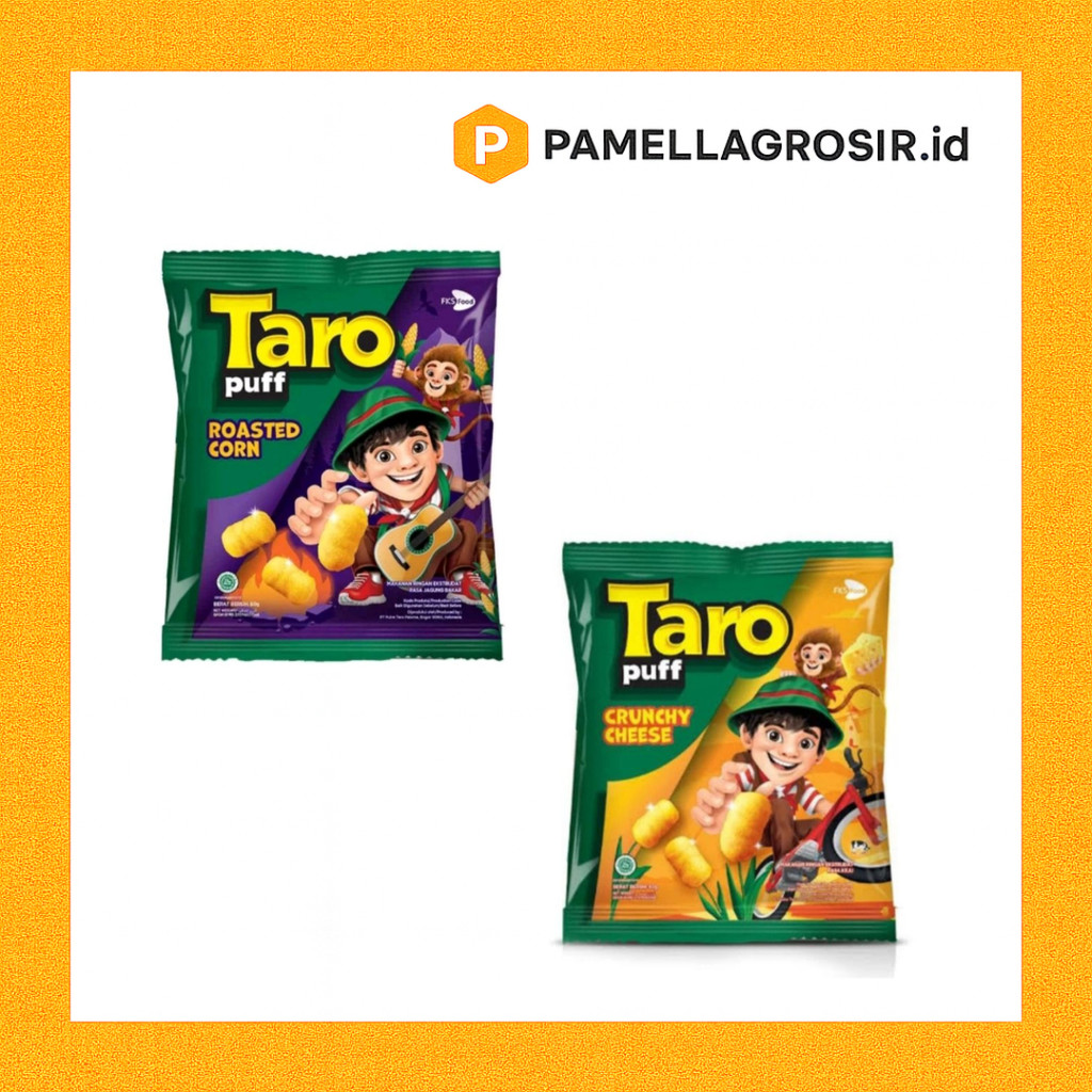 TARO PUFF ROASTED CORN  60g ANEKA SNACK ANEKA CAMILAN