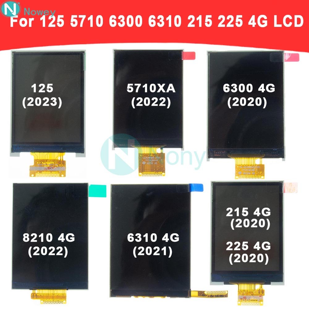Nowey 6300 4G 2020 LCD Screen For Nokia 125 2023 / 5710 XA 2022 TA1482 / 8210 4G / 6310 4G / 215 4G 