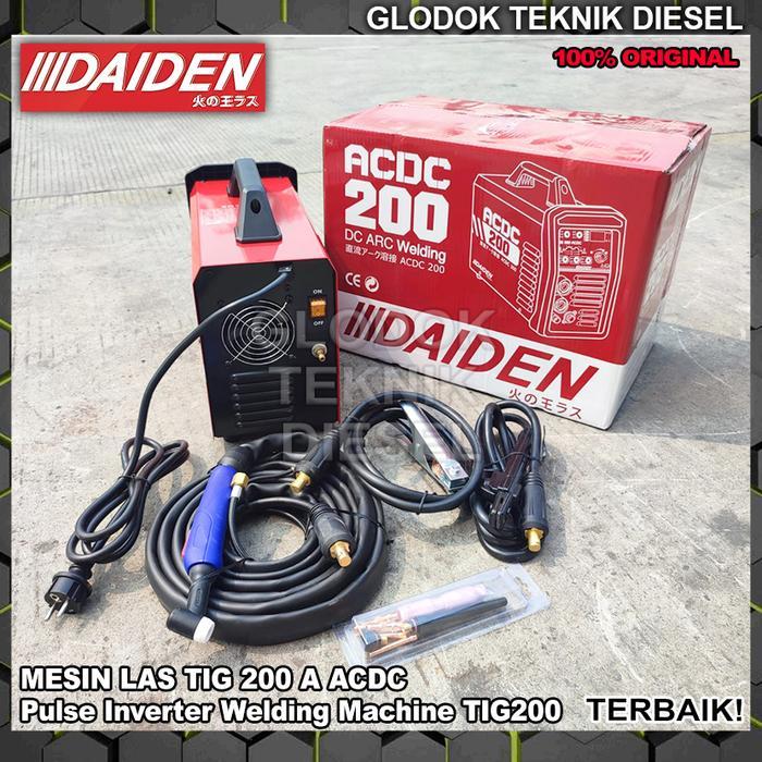 MESIN LAS DAIDEN TIG 200 ACDC / MESIN LAS ARGON DAIDEN TIG 200