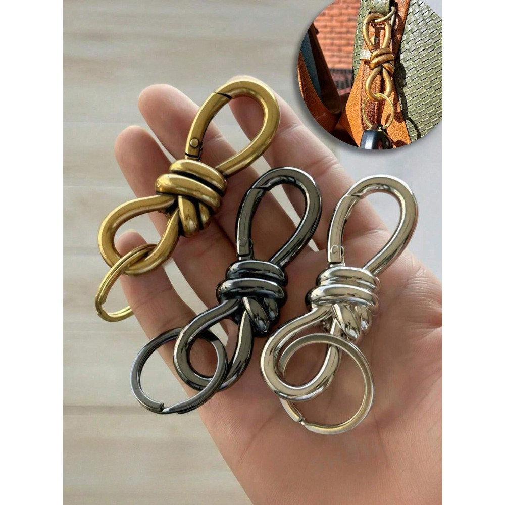 Gantungan Kunci D-Ring Berkualitas Tinggi, Aksesori Tas Mewah, Gantungan Tas dengan Kait Simpul Puta