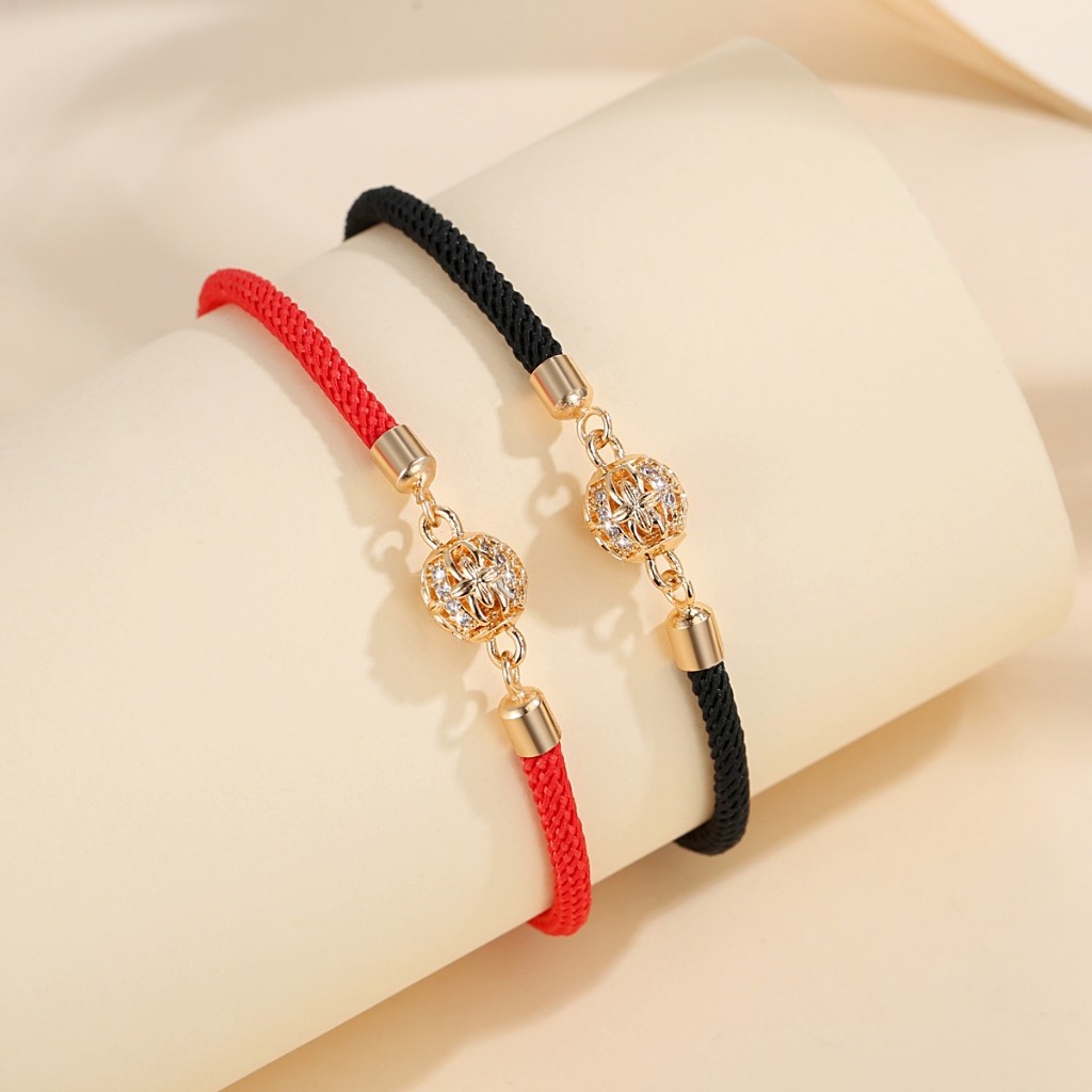 Lanme Jewelry Gelang Bulat Tali Titanium Anti Karat Wanita Simple Perhiasan Fashion Y991
