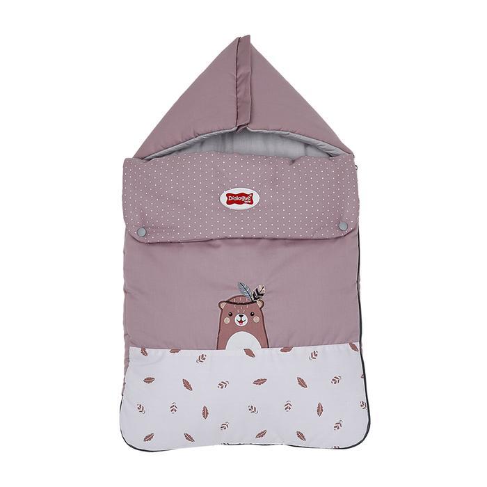 Dialogue Baby  Kantong Tidur Bayi Sleeping Bag Bearie Series - DGS3308 - Pink