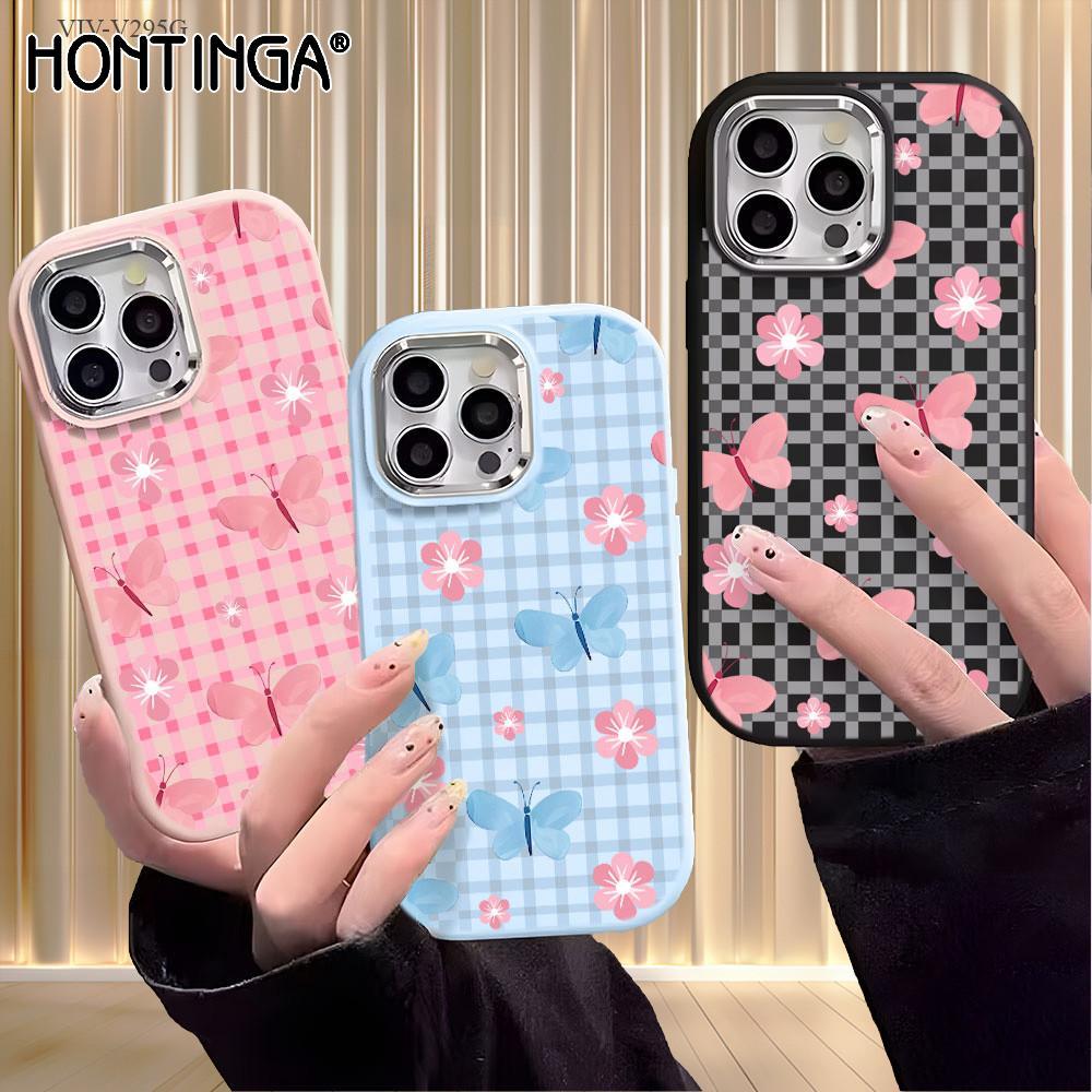 Hontinga Casing Hp Untuk VIVO V40 V29 V23 V30 Y36 Y27 Y27S Y100 Y03 Y18 Y02 Y02T Y22 Y19S Y20 Y20S Y