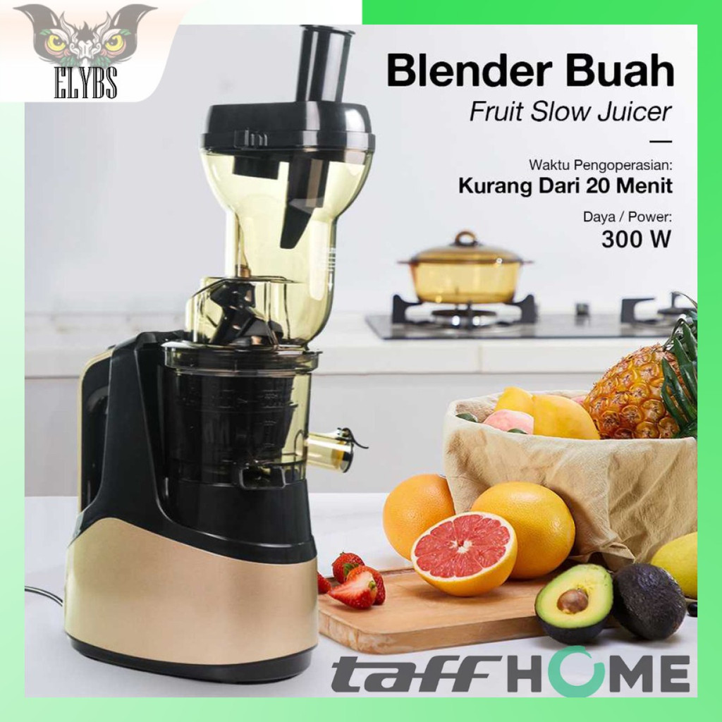 Blender Buah Otomatis Pisah Ampas Fruit Slow Juicer Cold Press Extractor