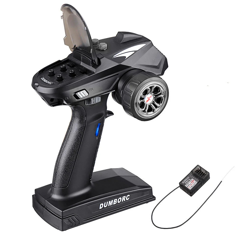 DumboRC X6 RC Transmitter 2.4G 6 with X6FG / X6F/ X6DC / X6DCG Receiver for RC Car Boat Tank RC Vehi