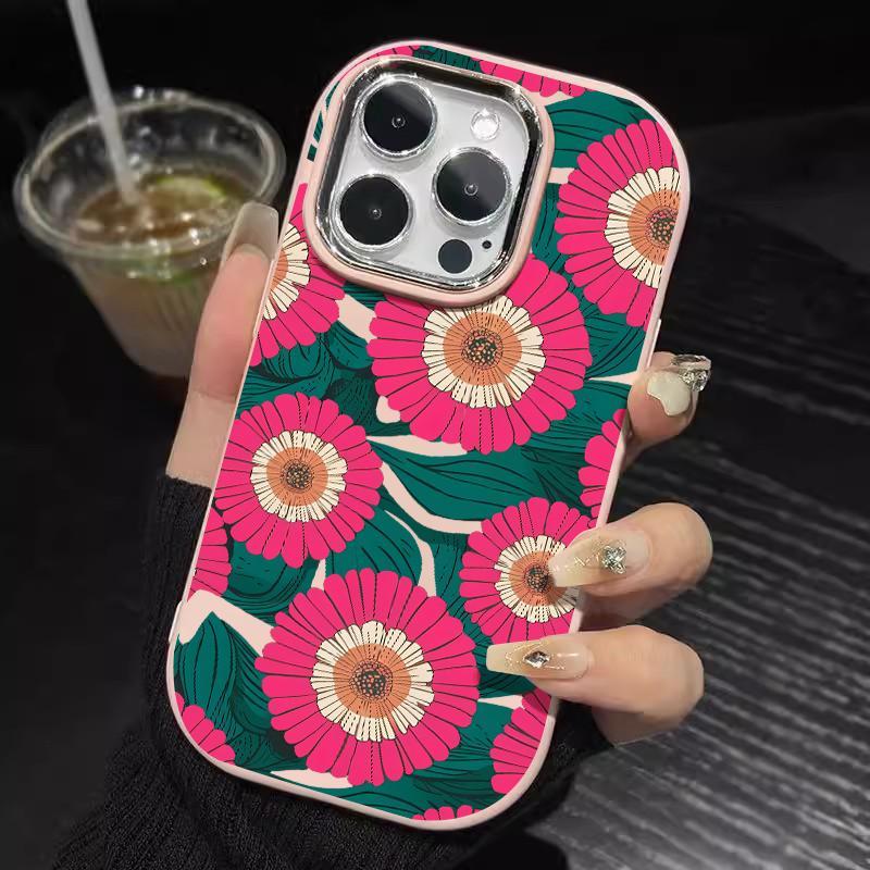 Softcase For Samsung Case A32 5G A34 M32 Silicon TPU Colorful Bagus Bunga Cover