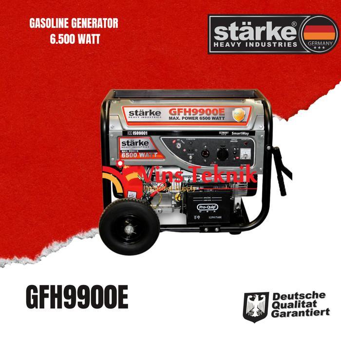 Mesin genset listrik generator set 6.500 WATT STARKE GFH9900E GFH9900