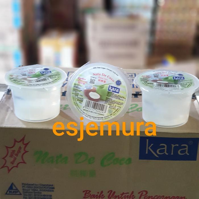 KARA Nata De Coco Sari Kelapa perdus 24 x 130 gr ( gelas kecil )