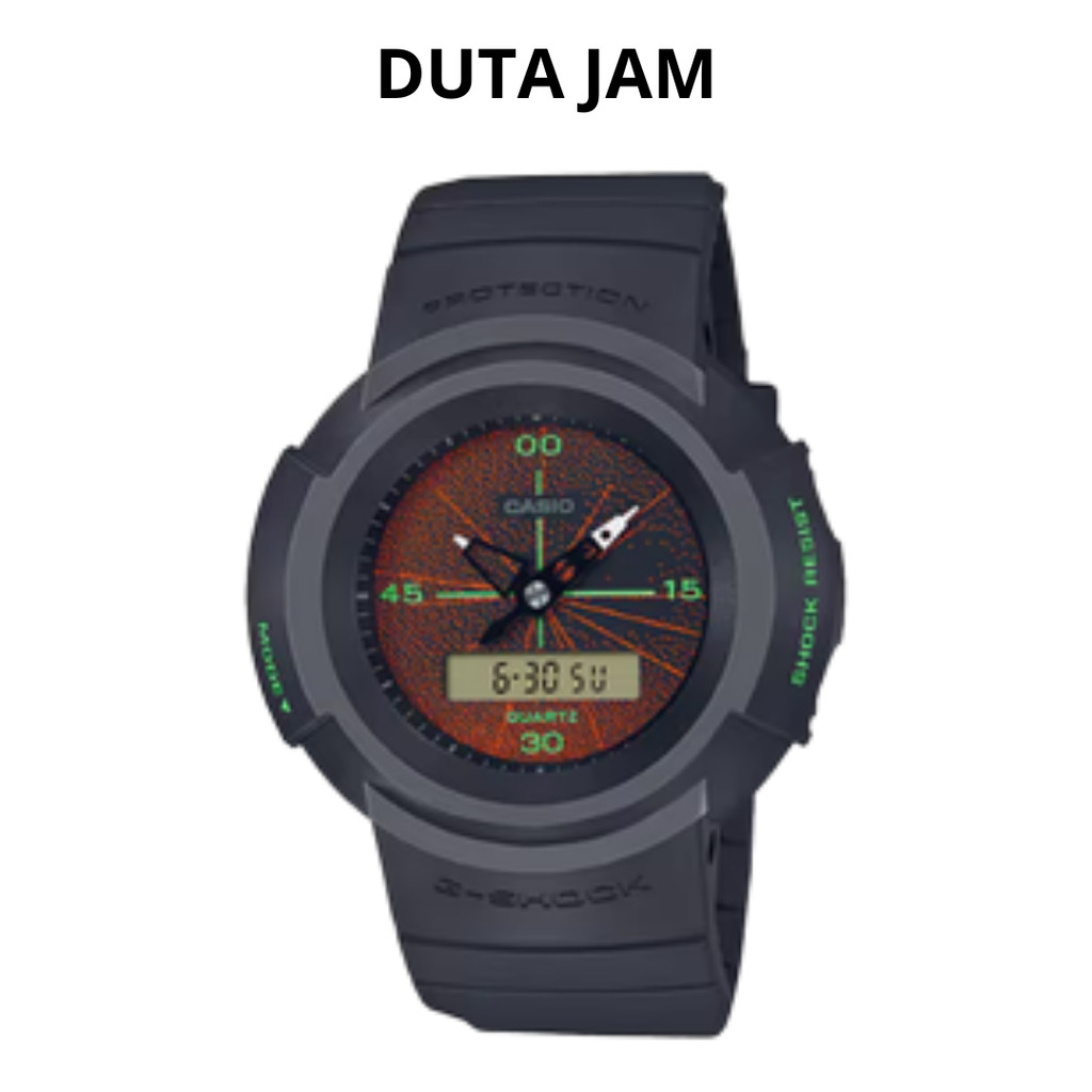 JAM TANGAN PRIA CASIO G-SHOCK AW500MNT-1A AW-500MNT-1A ANALOG DIGITAL RUBBER STRAP