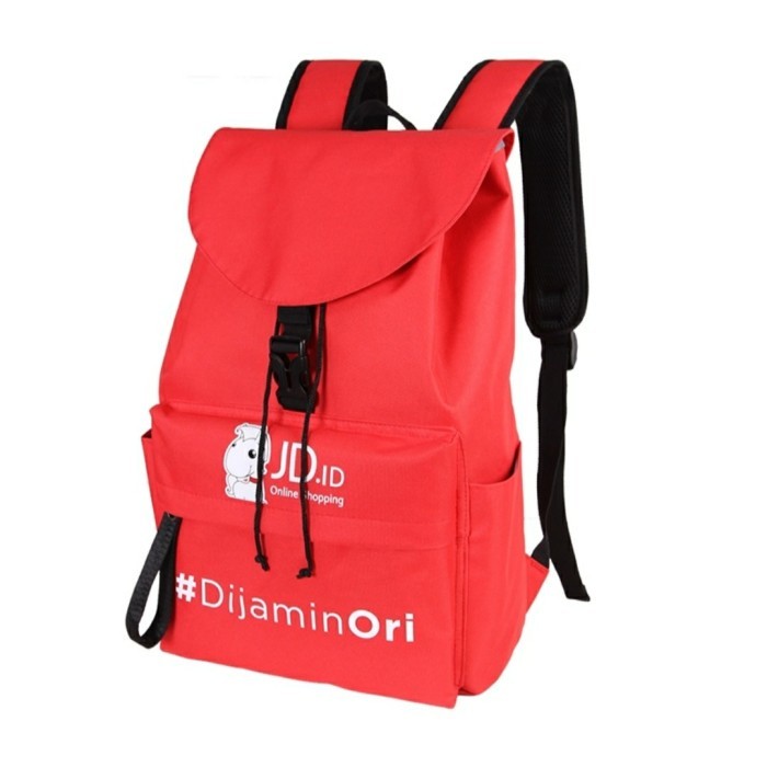 GRATIS ONGKIR Tas Ransel Punggung Backpack Laptop 15inch Pria Wanita - Tas Jd id - Merah Z5E5