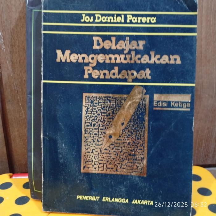 buku belajar mengemukakan pendapat jos daniel parera 253 hal 1984