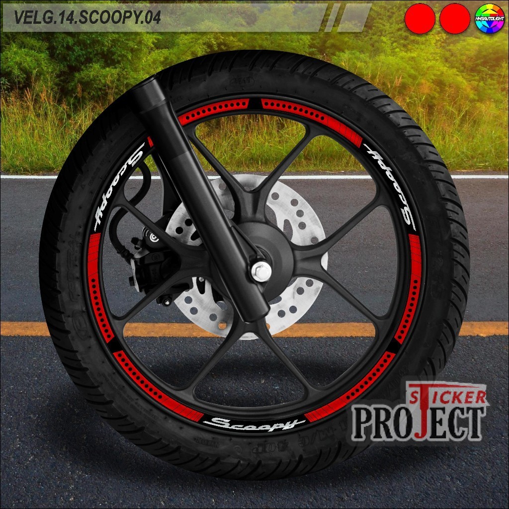 STICKER VARIASI VELG MOTOR RING 14 SEMUA TYPE SCOOPY 04