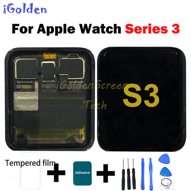 100% Tested For Apple Watch Series 3 GPS LCD splay Touch Screen gitizer Series3 S3 38mm/42mm Lcd Pan