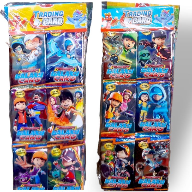 1 RENCENG 12 BUNGKUS KARTU TRANDING CARD  / KARTU  TRANDING CARD BOBOIBOY / KARTU BOBOIBOY