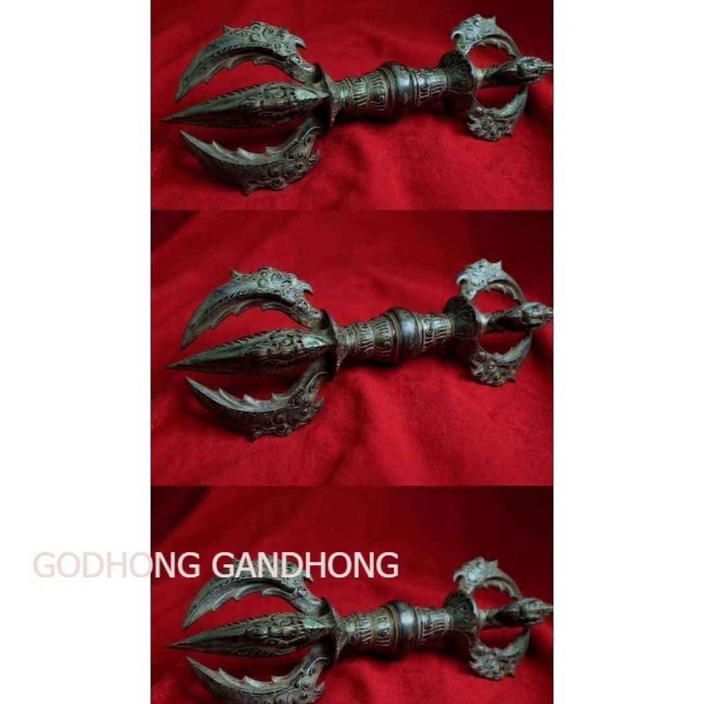 Braja Kuno Tibet – Vajra Logam Antik Dekorasi & Koleksi LSP1