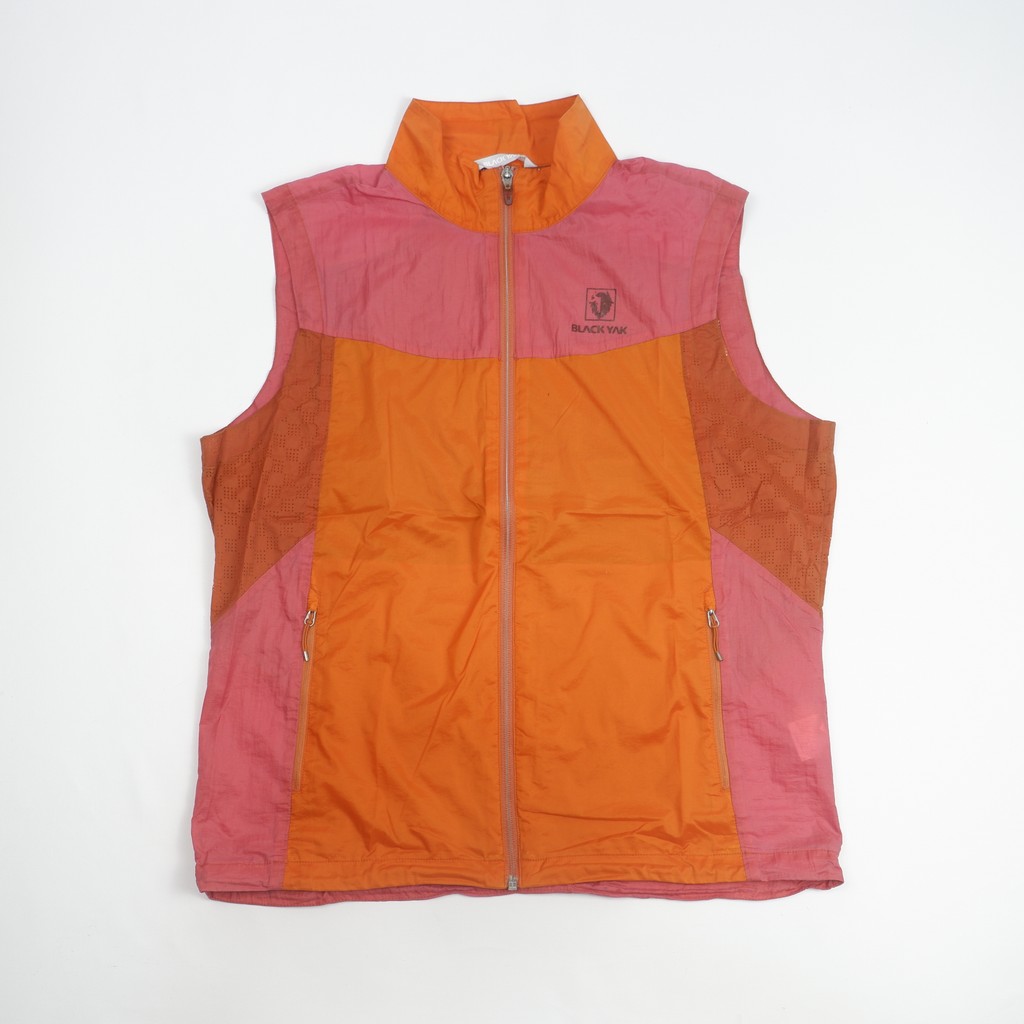 Black Yak Lightweight Sleeveless Windbreaker Vest Full Zip Outdoor Utility – Preloved
