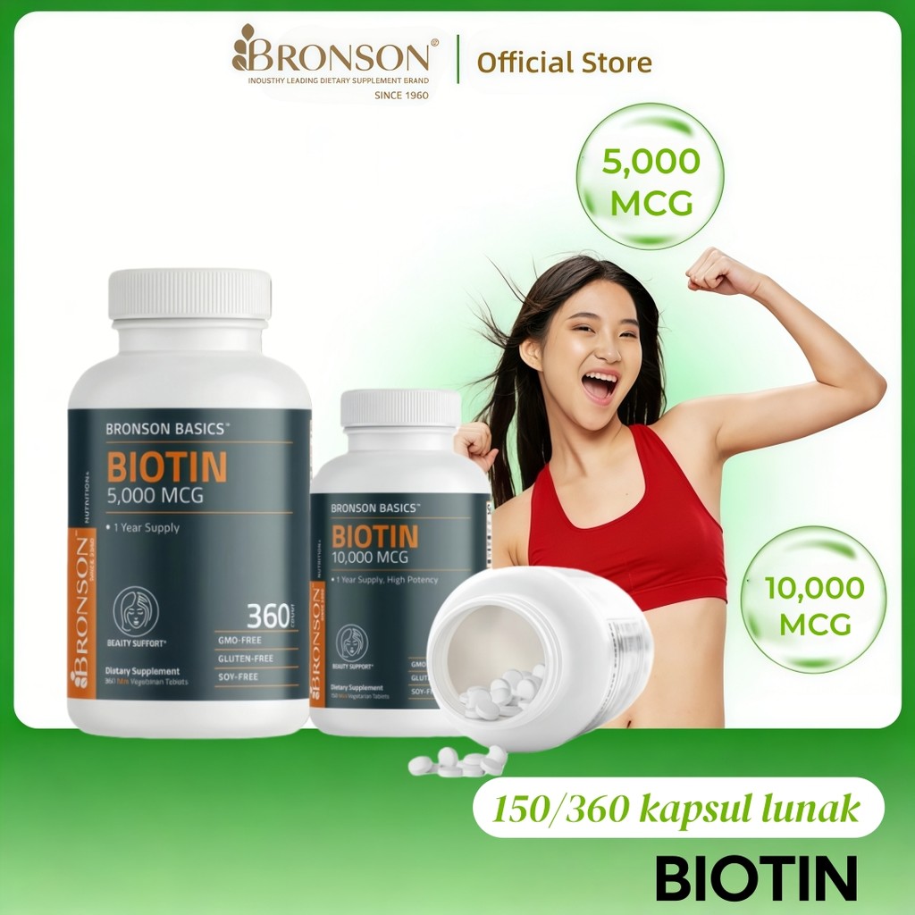 Bronson BASICS Biotin 5000MCG / 10000MCG