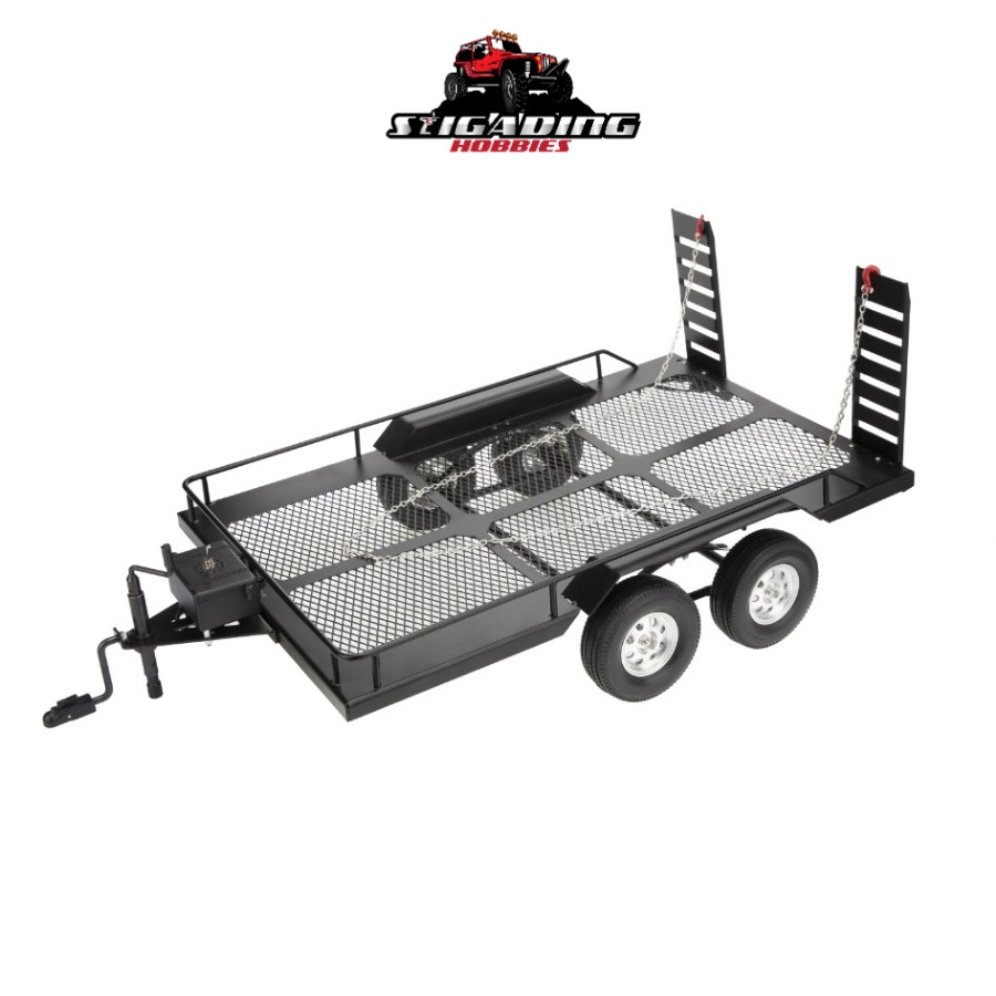 Trailer Anhang Dual Axle RC Adventure 1/10 Scale
