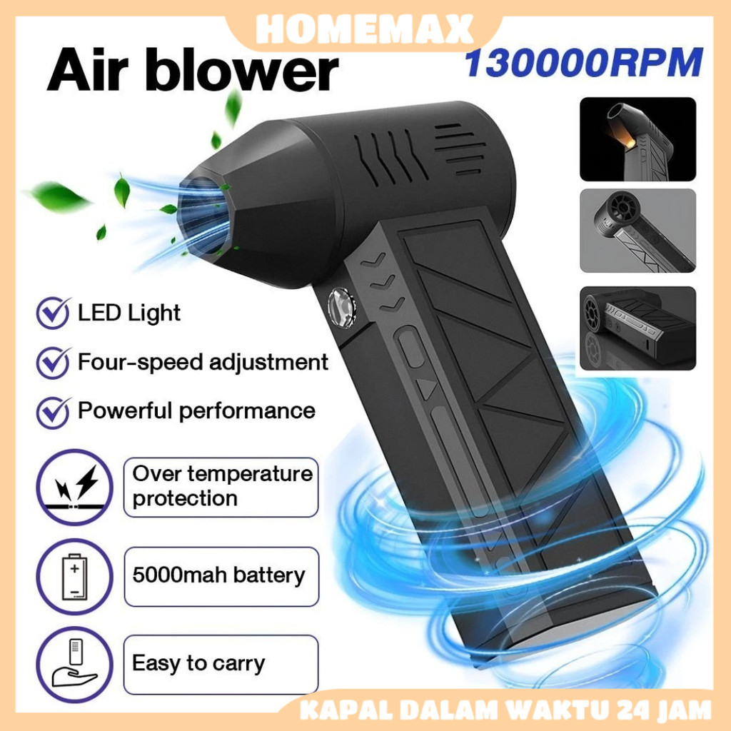 130000RPM Mini Jet Fan Turbo/ Power Jet Fan/ Powerful Brushless Motor Dust Removal/Violent Turbo Fan