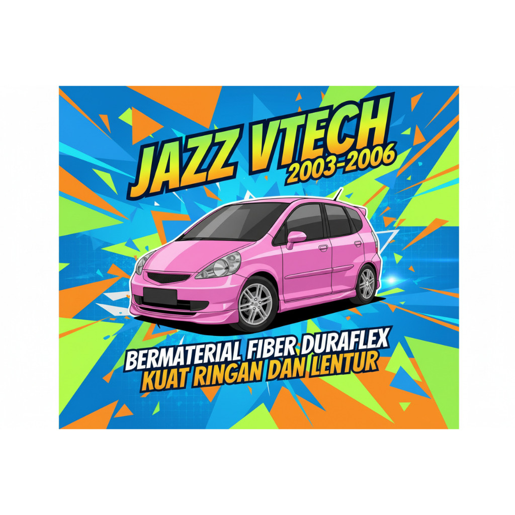 BODYKIT JAZZ VTECH 2003-2006  body kit jazz vtec bodikit jass vtec