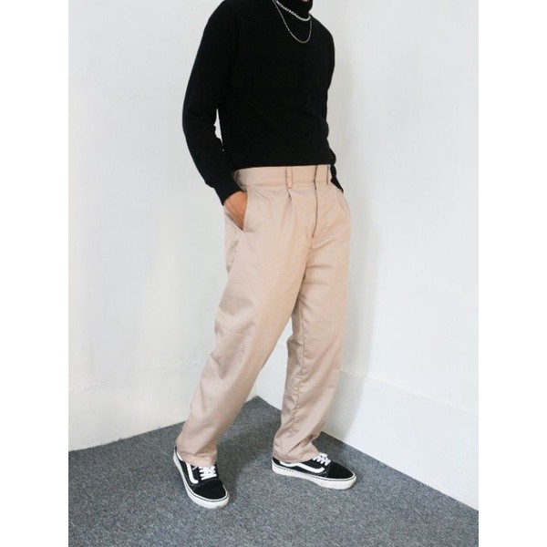 Flame Everyday Vintage Khaki Baggy Pants