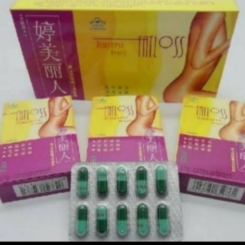 Fatloss Herbal Original Pelangsing Badan Jimpness Beauty Membakar Lemak Seketika