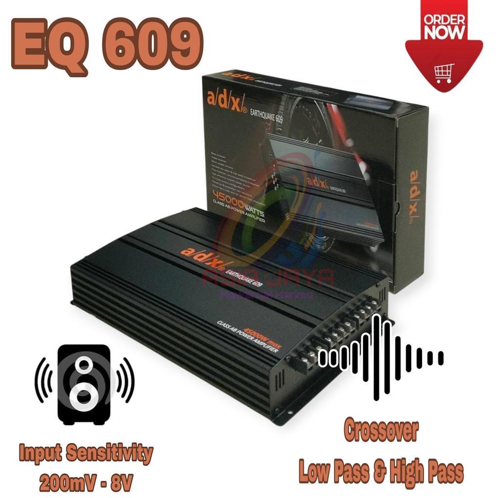 ADX Power Amplifier EarthQuake 609 45000 Watts 4 Channel