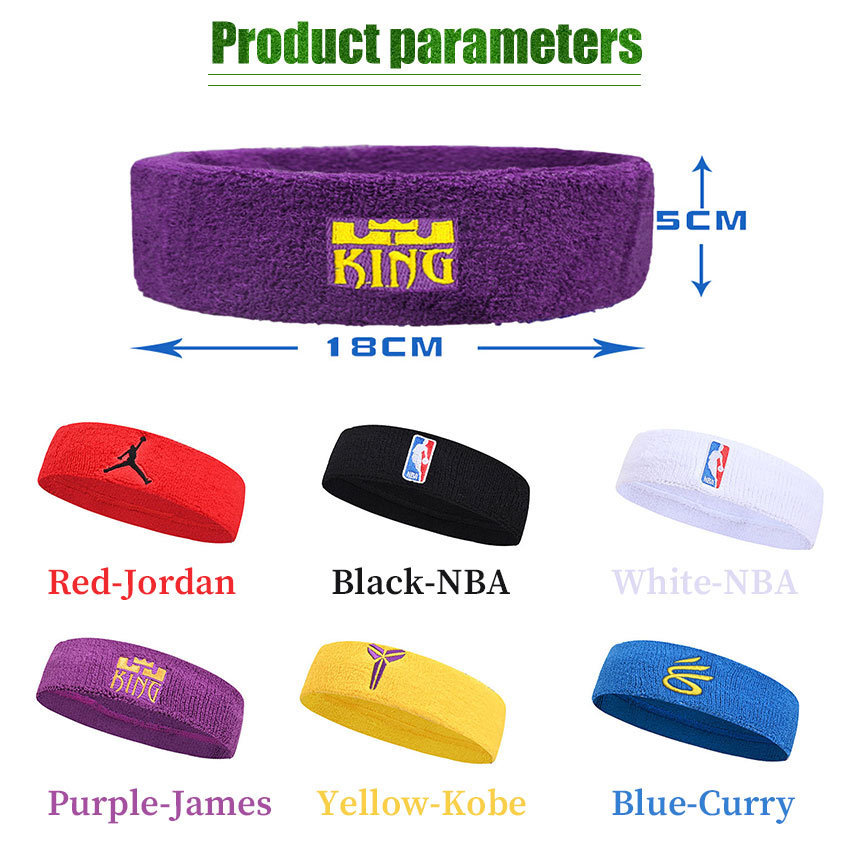 ZENID Headband Basketball Star / Headband Olahraga Basket NBA / Ikat Kepala Olahraga / Headband