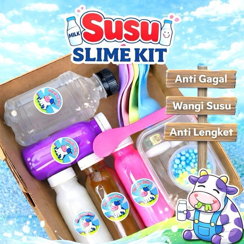 ￼SLIME KIT SUSU BY PLATINUM SLIME || SUSU SLIME KIT || SLIME SERU || SLIME ANAK || SLIME WANGI || SE
